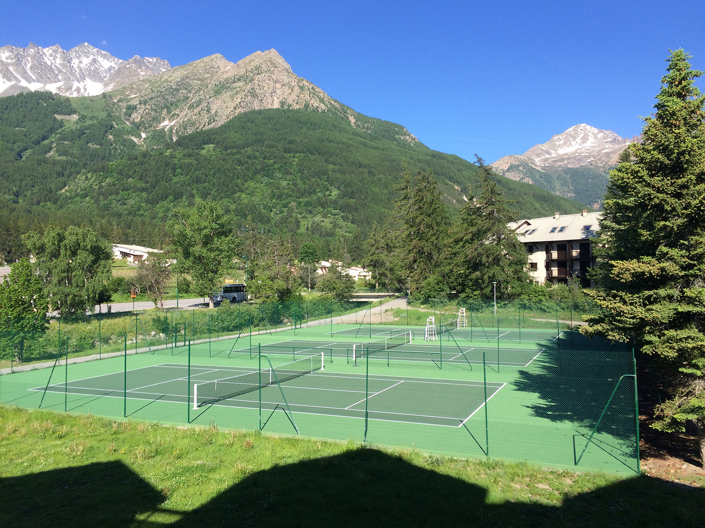 Tennis municipal du Monetier les bains
