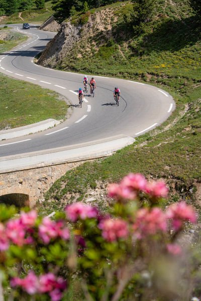 Sur la route du col de l'Izoard en vélo de route - Sur la route du col de l'Izoard en vélo de route