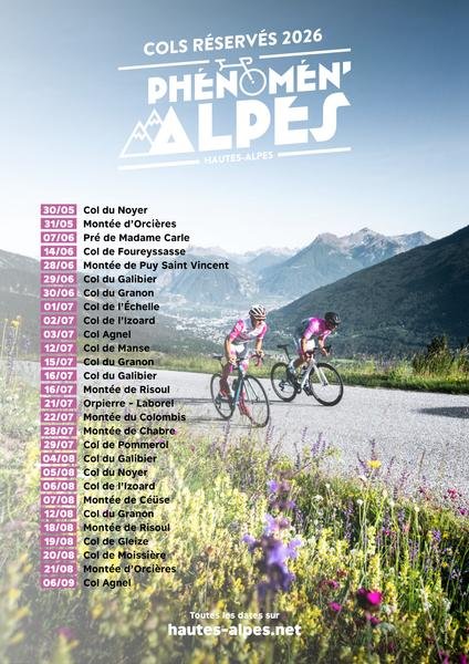 Cols réservés aux cyclistes - La Tournée des Grands Cols_Le Monêtier-les-Bains
