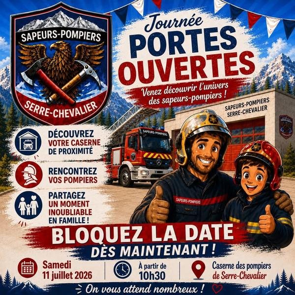 Journée Portes Ouverte caserne des Pompiers de Serre Chevalier_Le Monêtier-les-Bains - Journée portes ouvertes caserne Serre chevalier