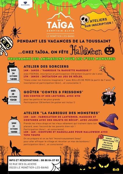 Animations d'Halloween chez Taïga_Le Monêtier-les-Bains - Animations d'Halloween