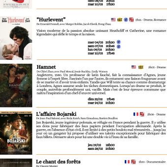 Programme du 18 février 2026