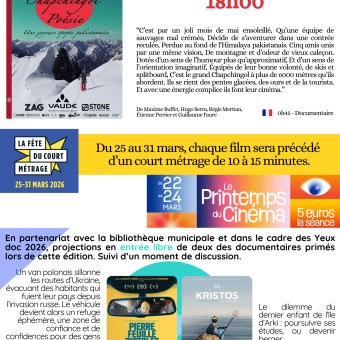 Programme du 11 mars