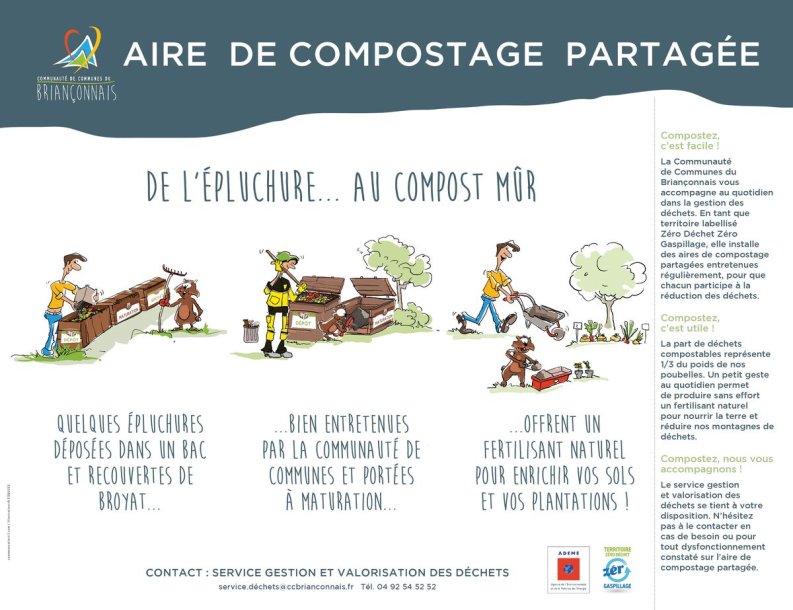 Aire de compostage partagée