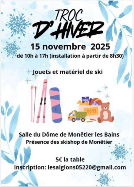 Troc d'hiver des Aiglons