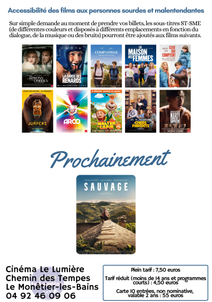 Programme du 1er avril