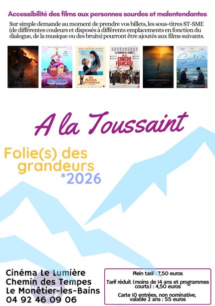 Programme du 26 août
