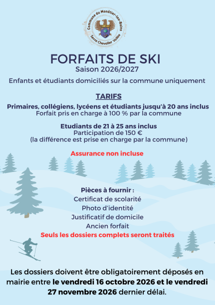 Forfaits de ski